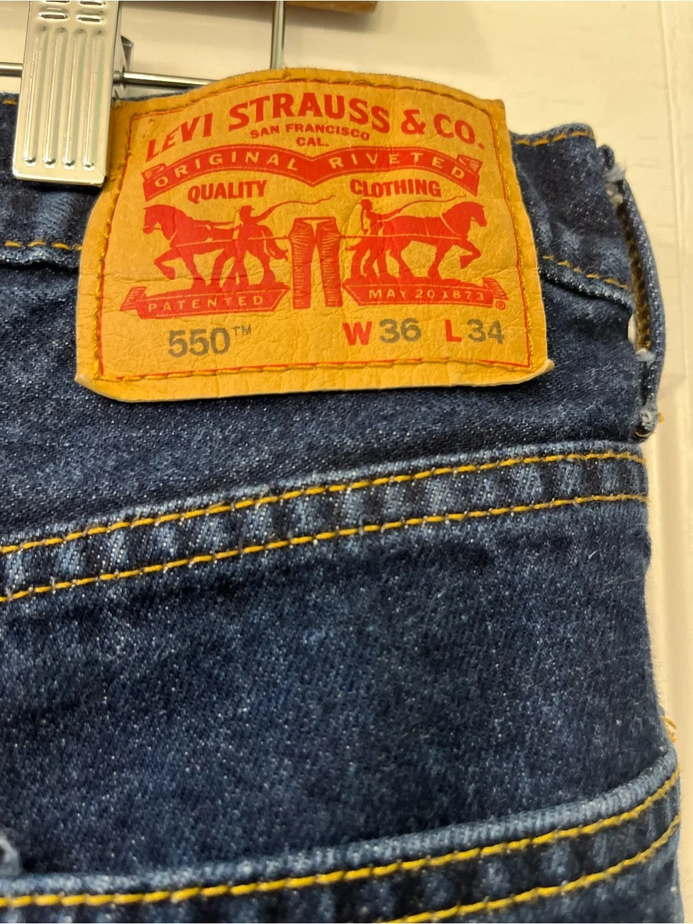 Levi's 550 Jeans 36/34Men's Dark Blue